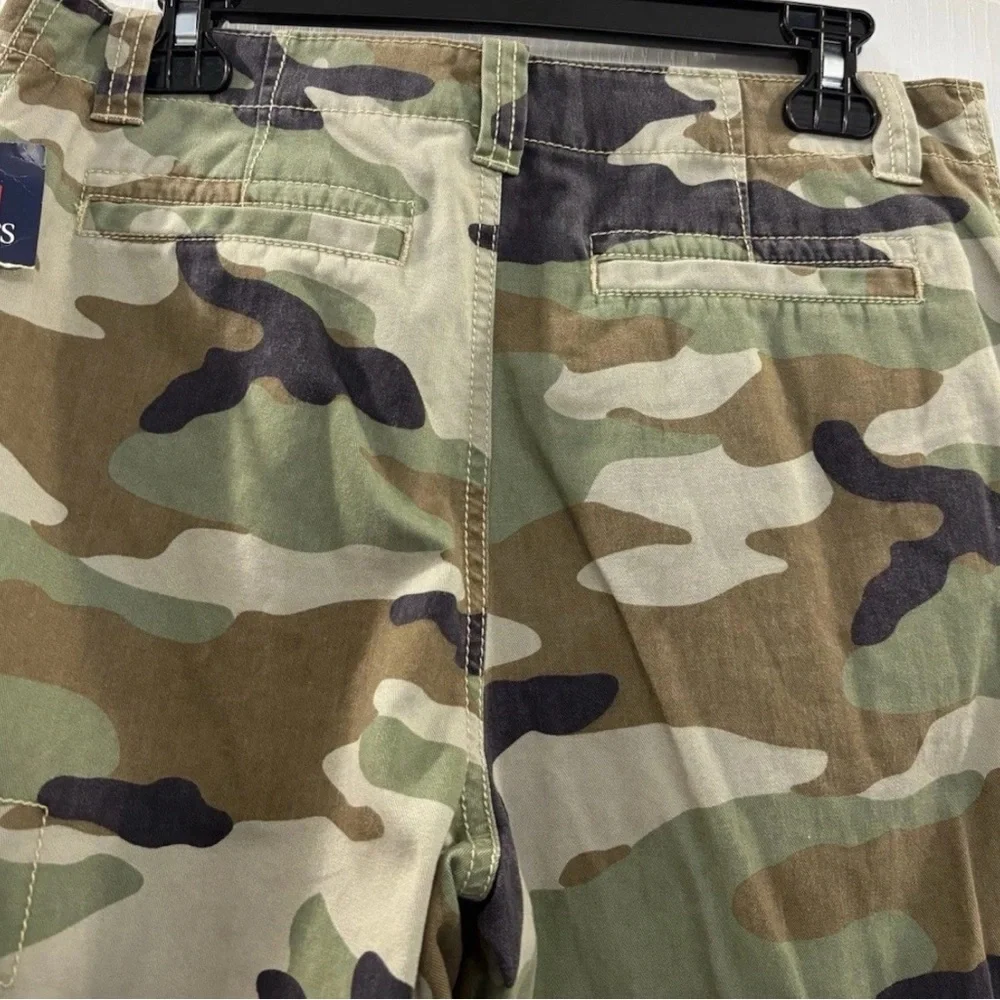 NWT‎ CHAPS Boys' Size 18 Camouflage Green Cargo Pants Utility Pockets Outdoor